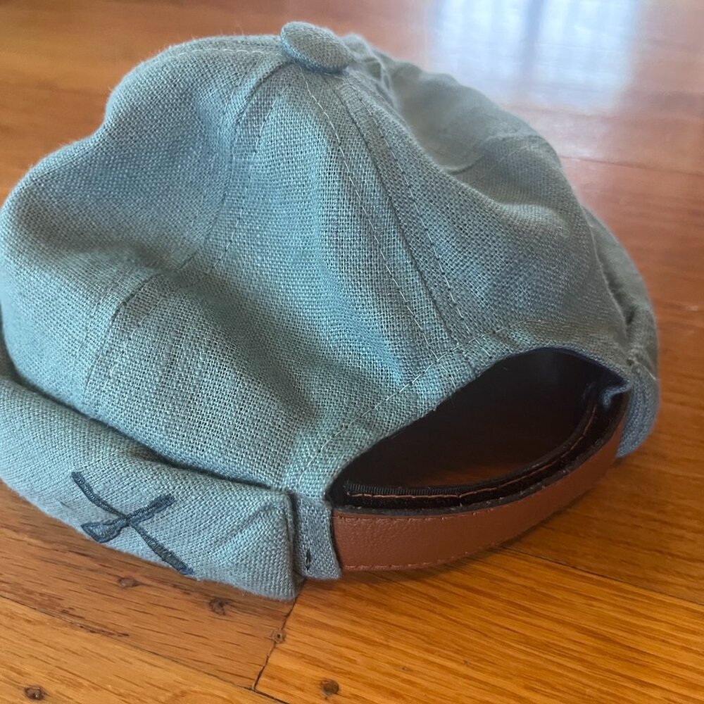 Beton Cire Miki Docker Hat Denim Blue Splash S/M - Picture 2 of 3